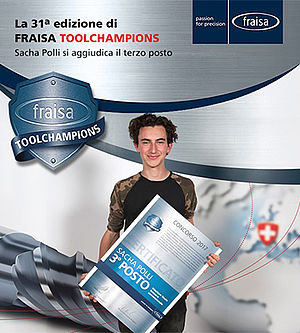 Sacha Polli, an apprentice from Mikron Agno, came third in the “Conventional Machining Switzerland” category and took first place in the “Conventional Machining Italian-speaking Switzerland” category.